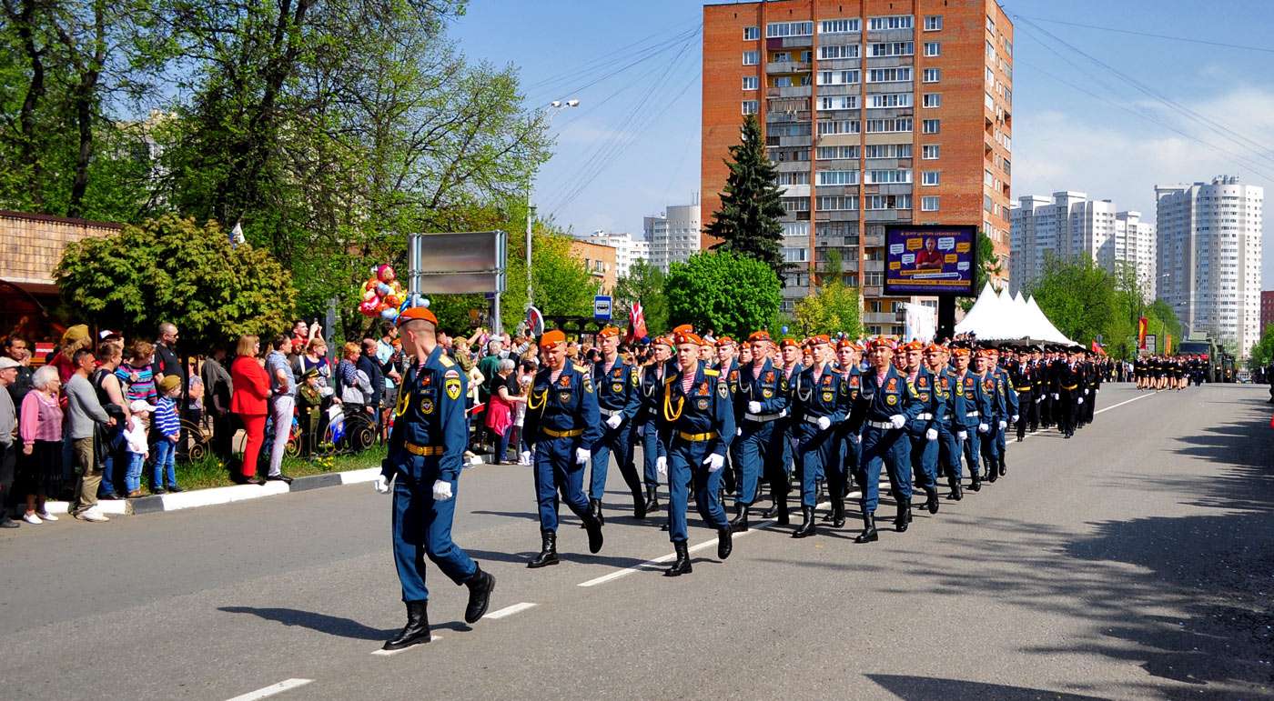 Праздничный парад Пушкино 9 мая 2019 года (6)