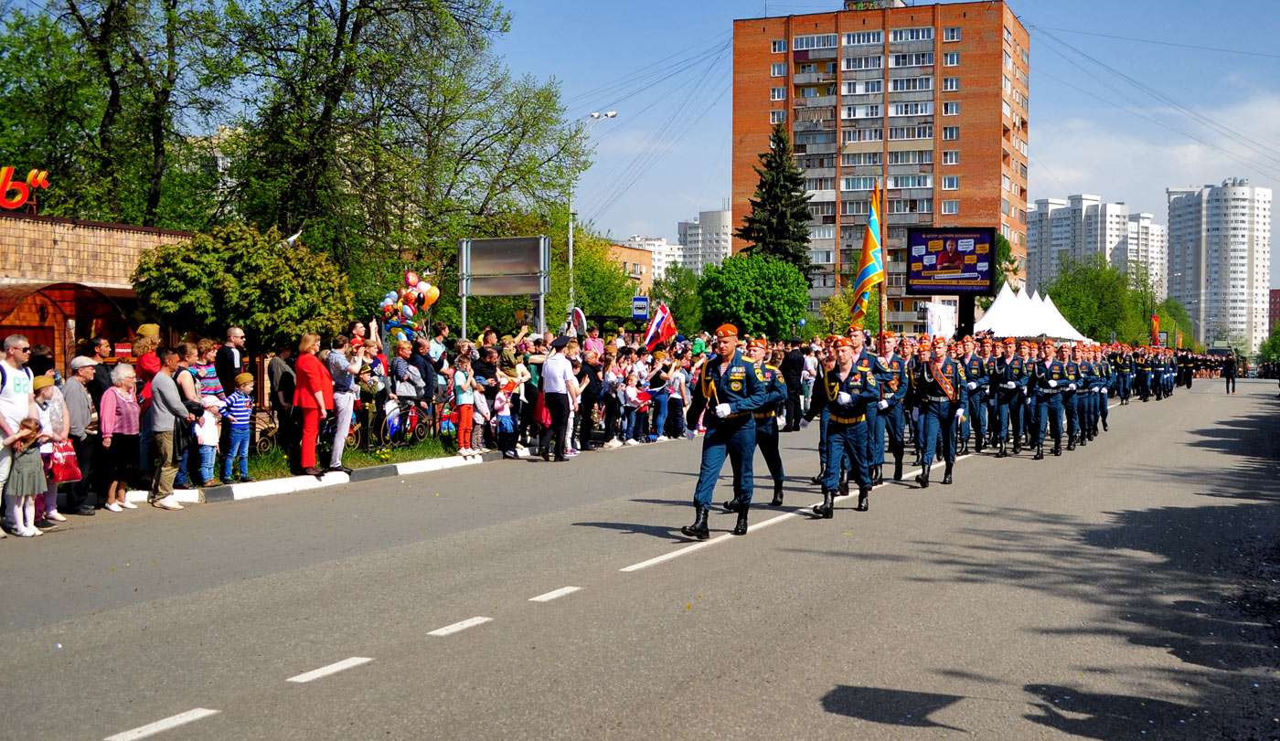 Праздничный парад Пушкино 9 мая 2019 года (5)