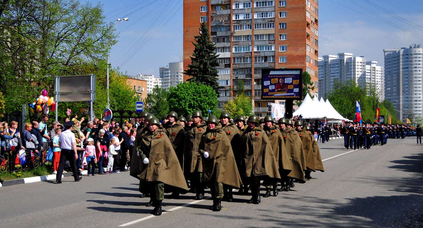 Праздничный парад Пушкино 9 мая 2019 года (2)