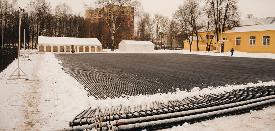 В парке Пушкино в субботу откроется каток. 