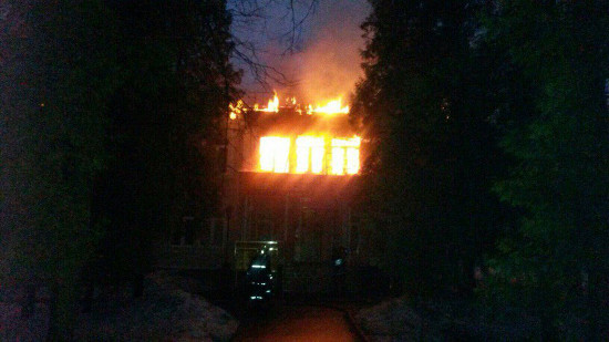 В городе Пушкино произошёл пожар в музыкальном колледже 