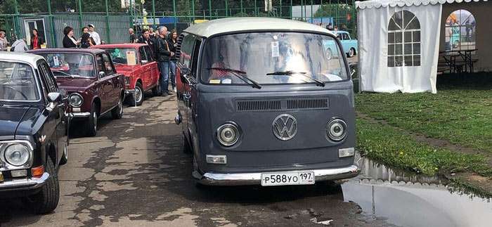 В Пушкино прошёл фестиваль ретро авто.