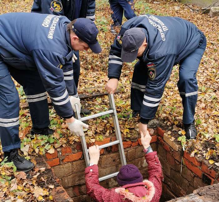 В Правдинском пожилая женщина упала в колодец.