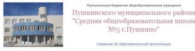 МБОУ средняя общеобразовательная школа №5 Пушкино